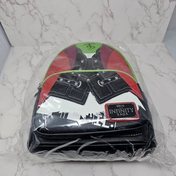 NWT Loungefly Marvel Gamora Cosplay  Mini Backpack - Picture 1 of 4